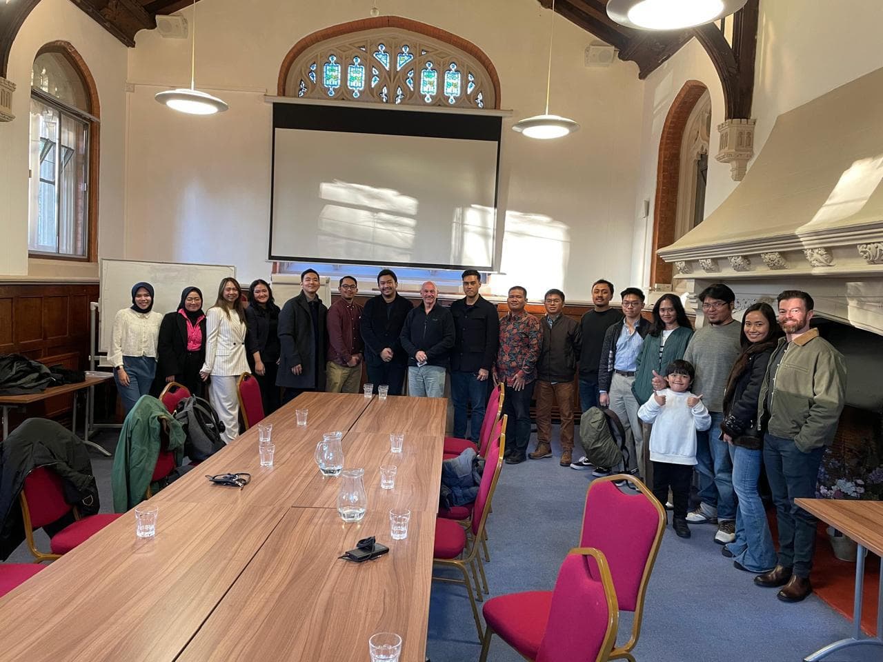 Executive workshop in historic UK academic setting